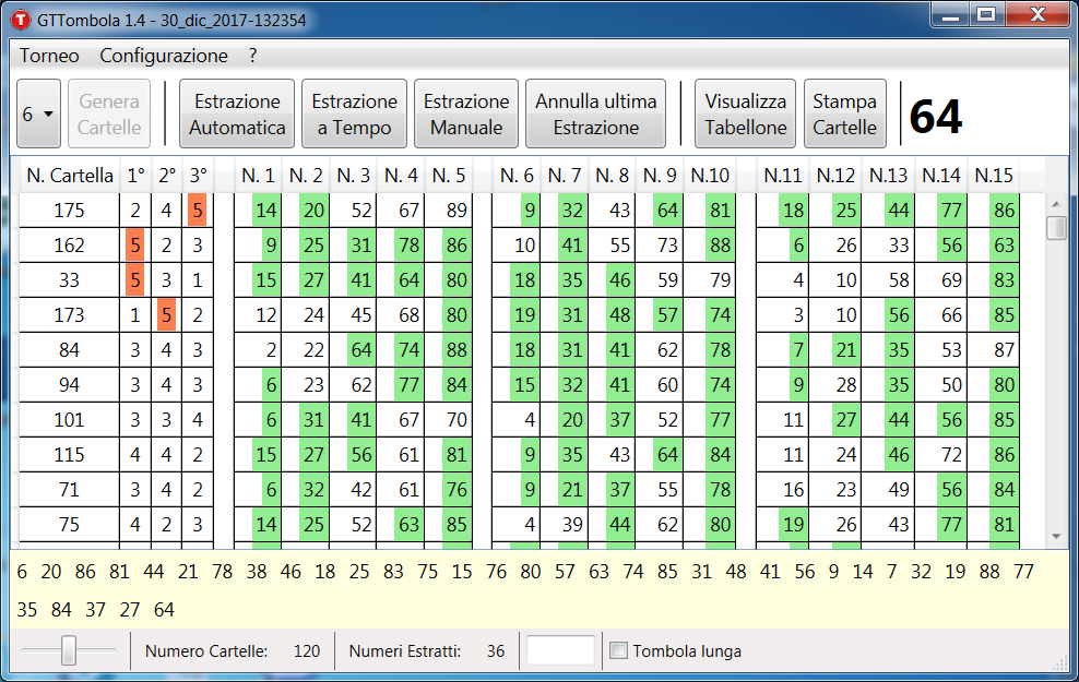 GTTombola - Screenshot 1